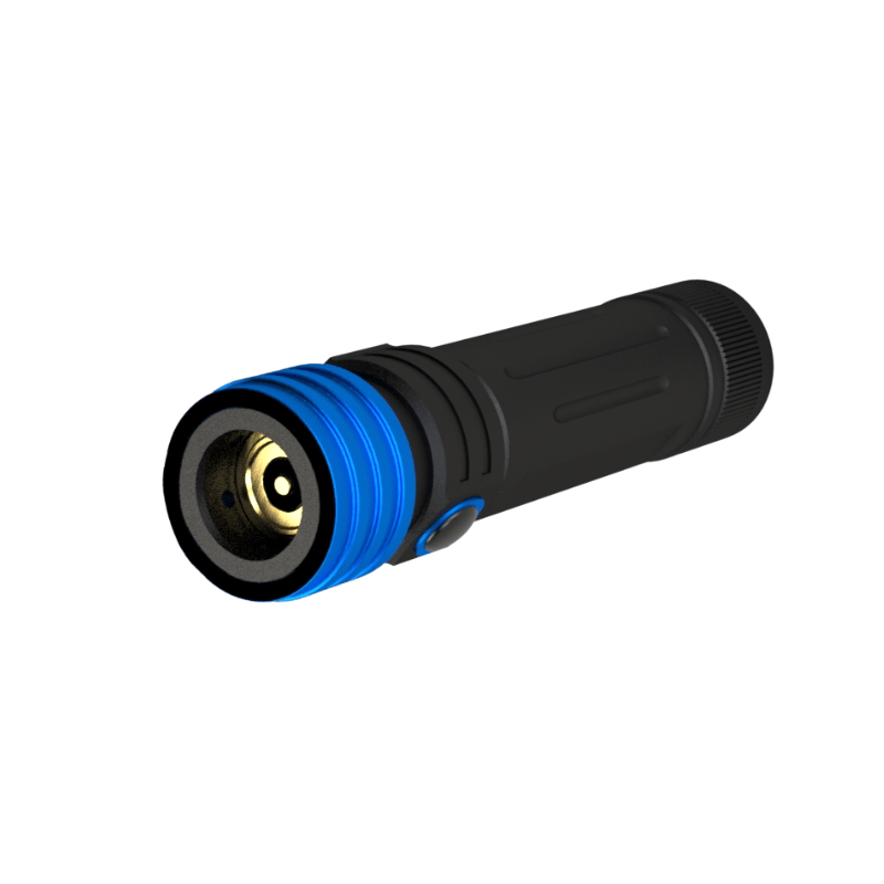 All in one led flashlight quick connect 3 color led heads change - LaySun Smart
